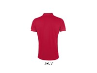 Sol's polo Portland heren met gekleurd biesje